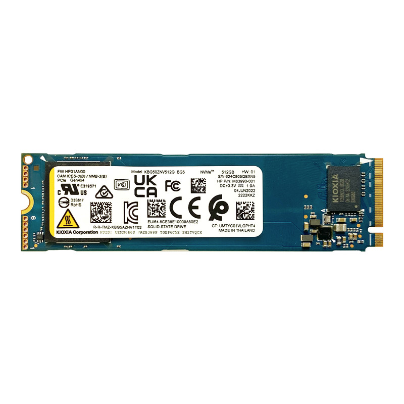 اس اس دی اینترنال کیوکسیا مدل BG5 NVMe ظرفیت 512 گیگابایت